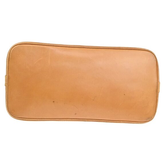 LOUIS VUITTON LV Logo Alma Hand Bag Monogram Leather Brown France M51130 82EE740 - Picture 6 of 16